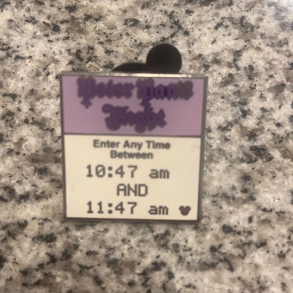Disney Other - Rare Peter pans flight fast pass trading pin